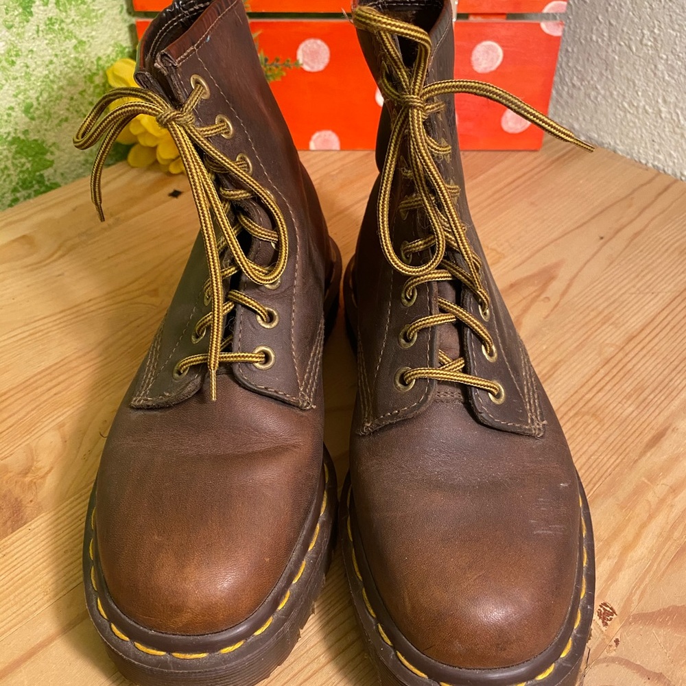 Dr Martens boots brown